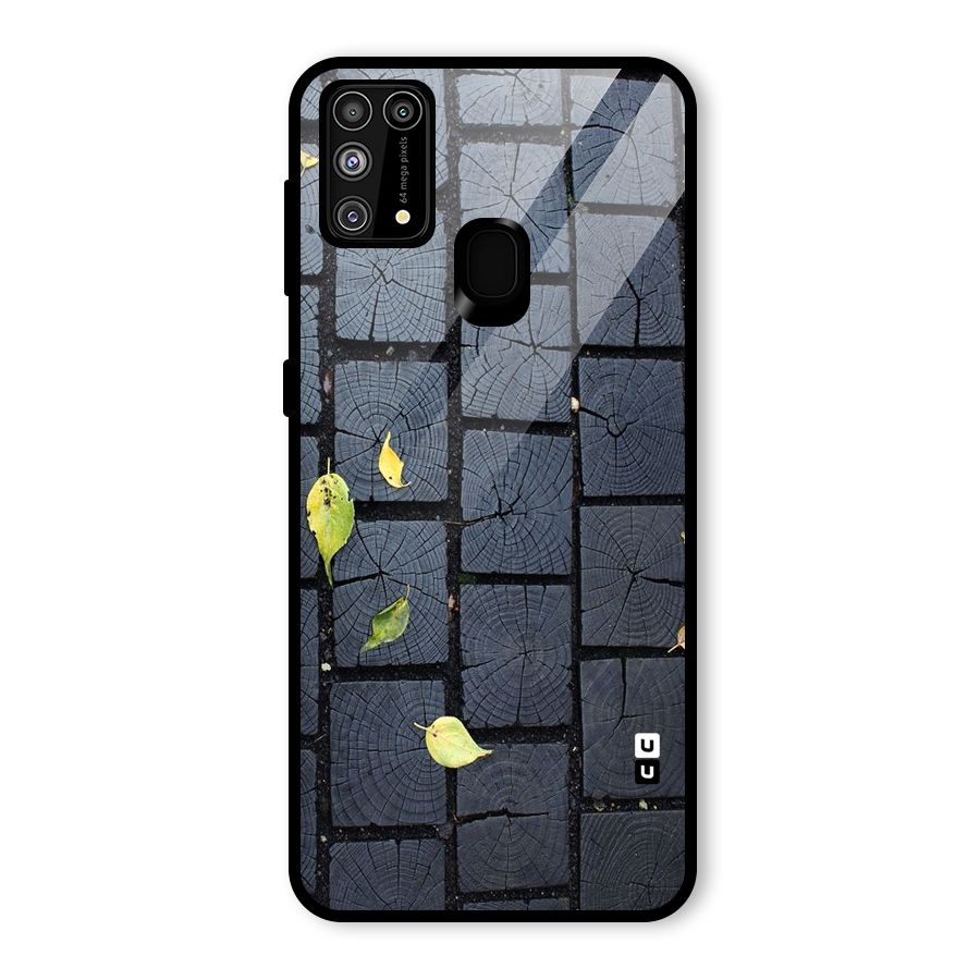 Leaf On Floor Glass Back Case for Galaxy M31