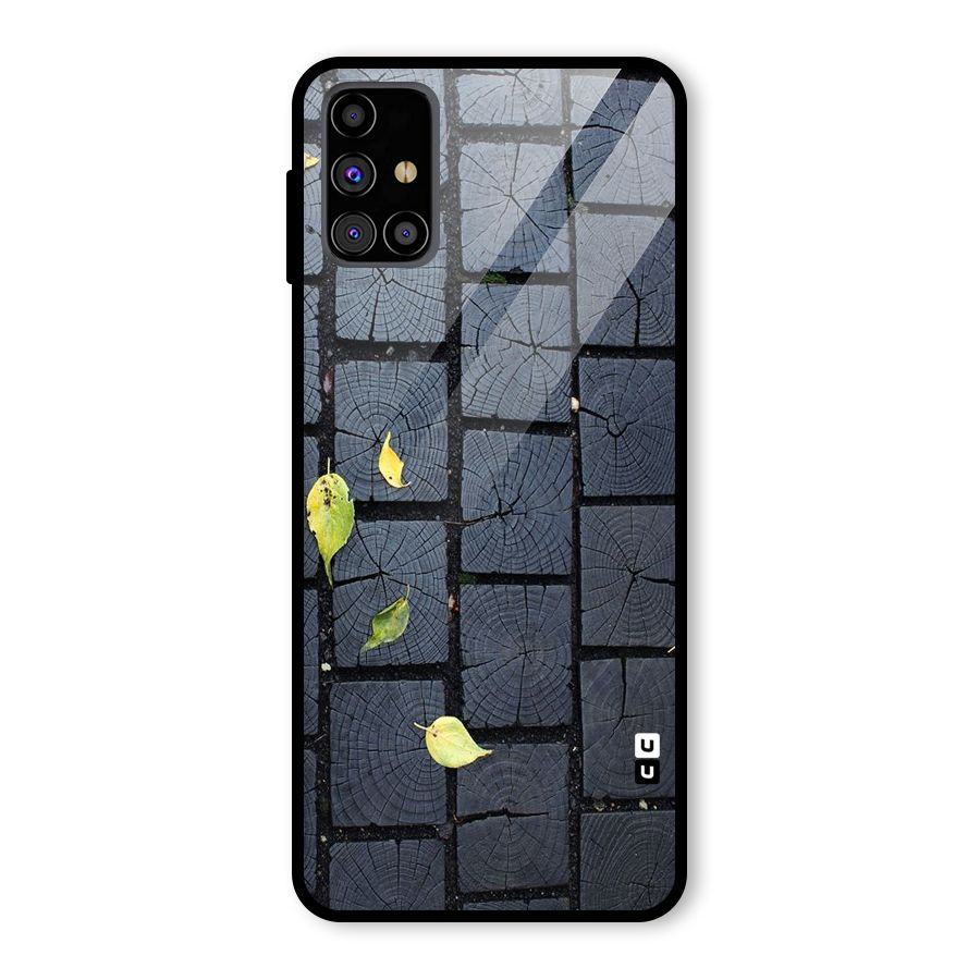 Leaf On Floor Glass Back Case for Galaxy M31s