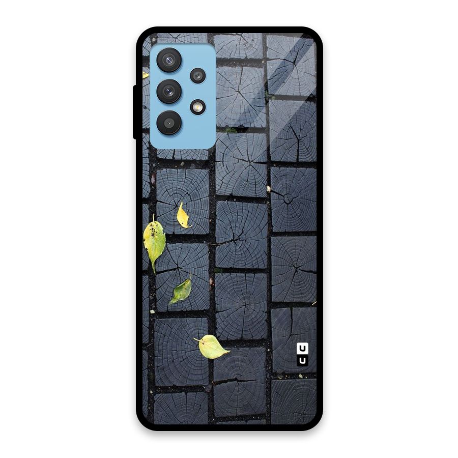 Leaf On Floor Glass Back Case for Galaxy M32 5G