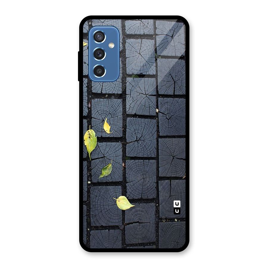 Leaf On Floor Glass Back Case for Galaxy M52 5G