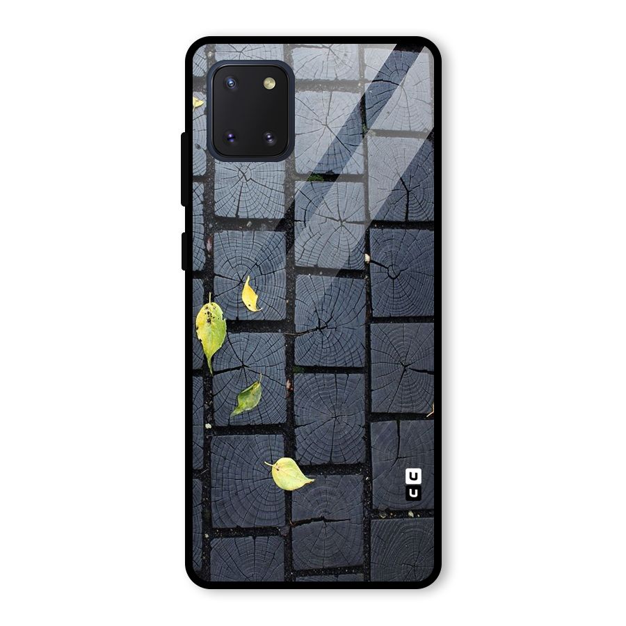 Leaf On Floor Glass Back Case for Galaxy Note 10 Lite