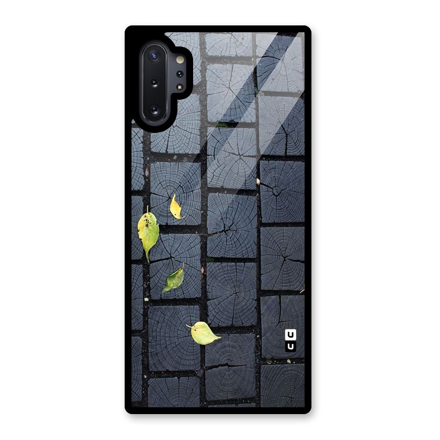 Leaf On Floor Glass Back Case for Galaxy Note 10 Plus