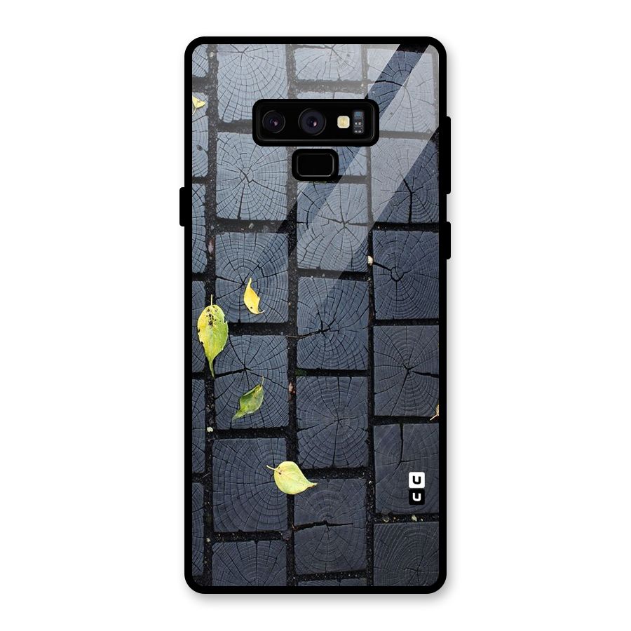 Leaf On Floor Glass Back Case for Galaxy Note 9