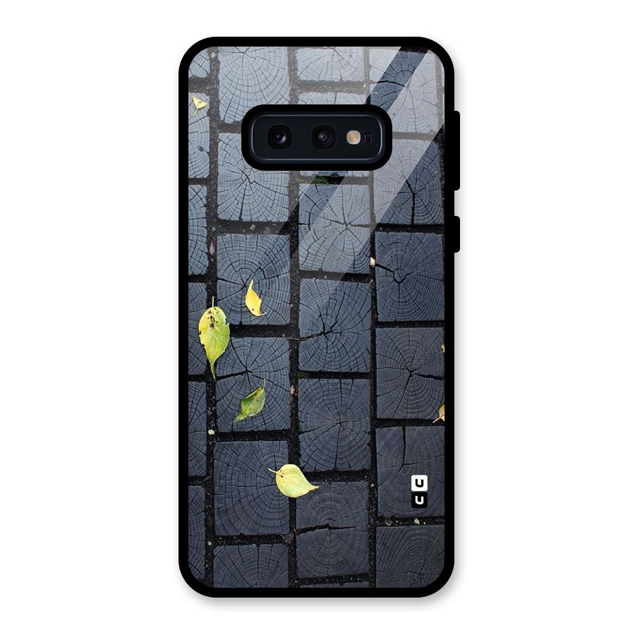 Leaf On Floor Glass Back Case for Galaxy S10e