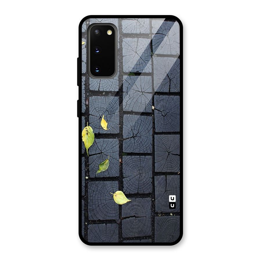 Leaf On Floor Glass Back Case for Galaxy S20