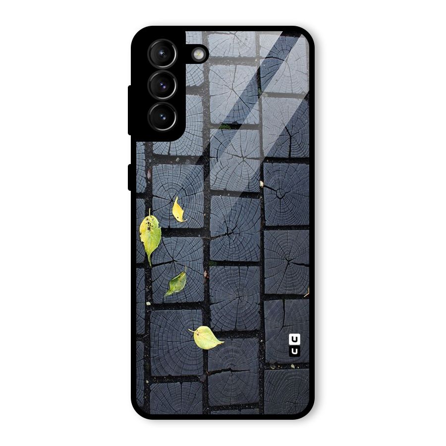 Leaf On Floor Glass Back Case for Galaxy S21 Plus