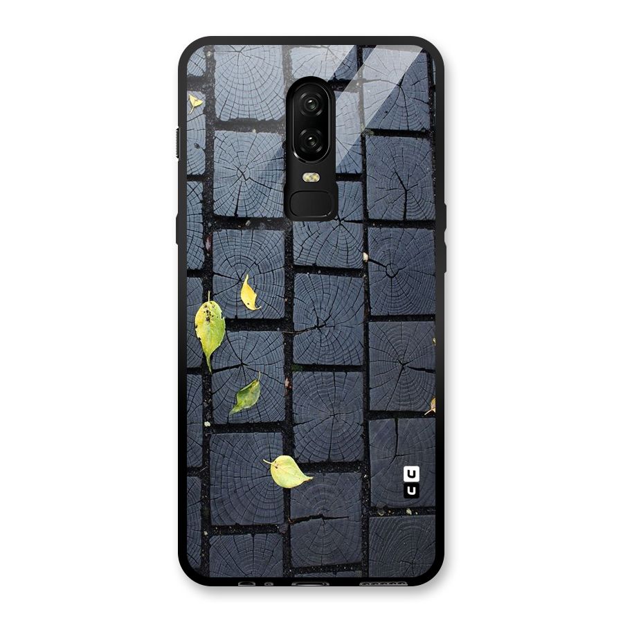 Leaf On Floor Glass Back Case for OnePlus 6