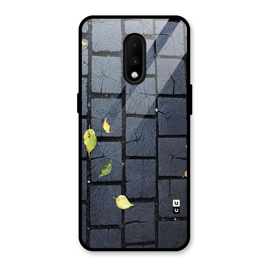 Leaf On Floor Glass Back Case for OnePlus 7