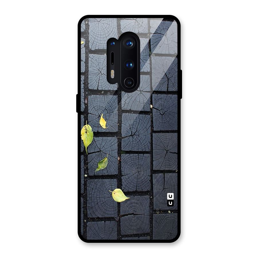 Leaf On Floor Glass Back Case for OnePlus 8 Pro