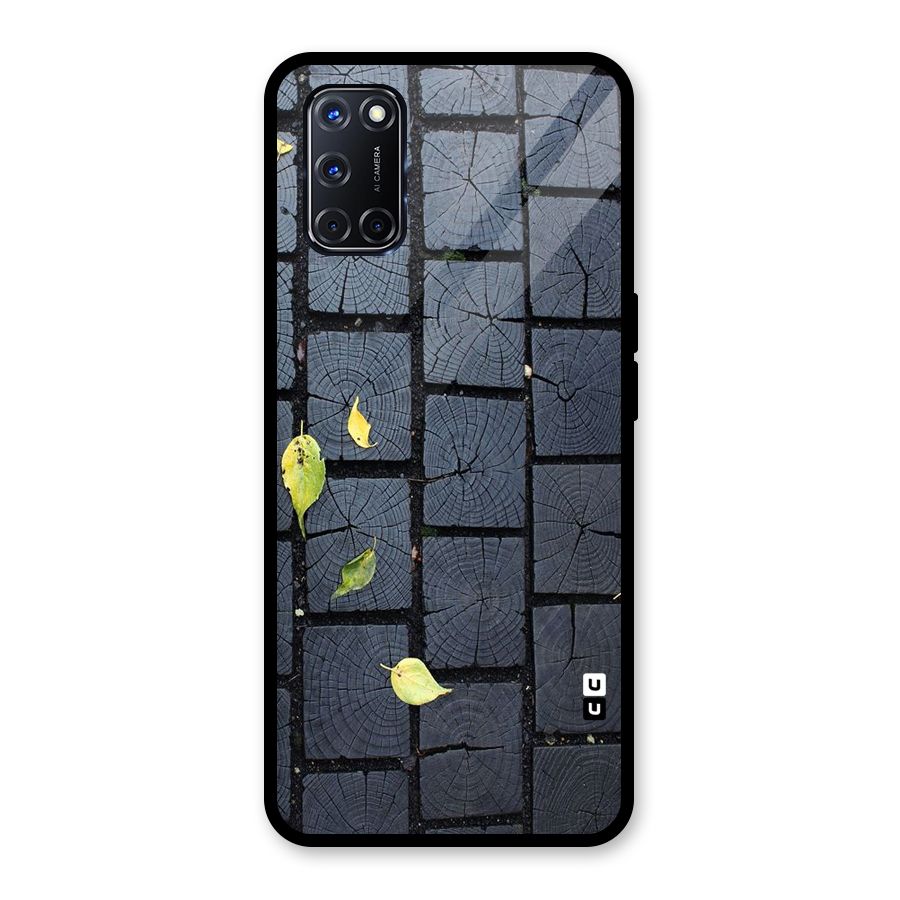 Leaf On Floor Glass Back Case for Oppo A52