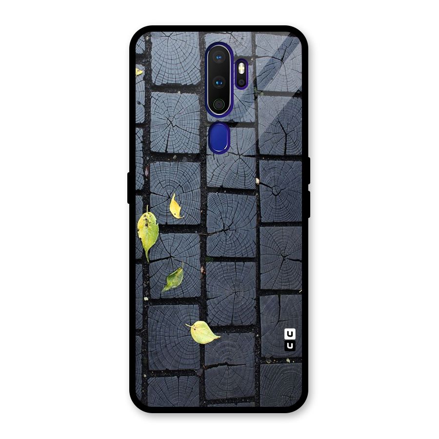 Leaf On Floor Glass Back Case for Oppo A9 (2020)