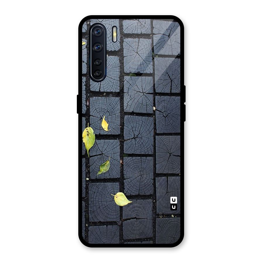 Leaf On Floor Glass Back Case for Oppo F15