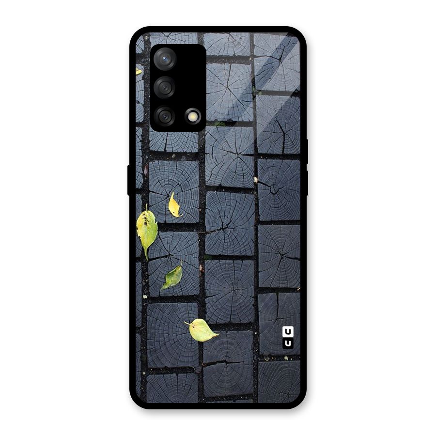 Leaf On Floor Glass Back Case for Oppo F19