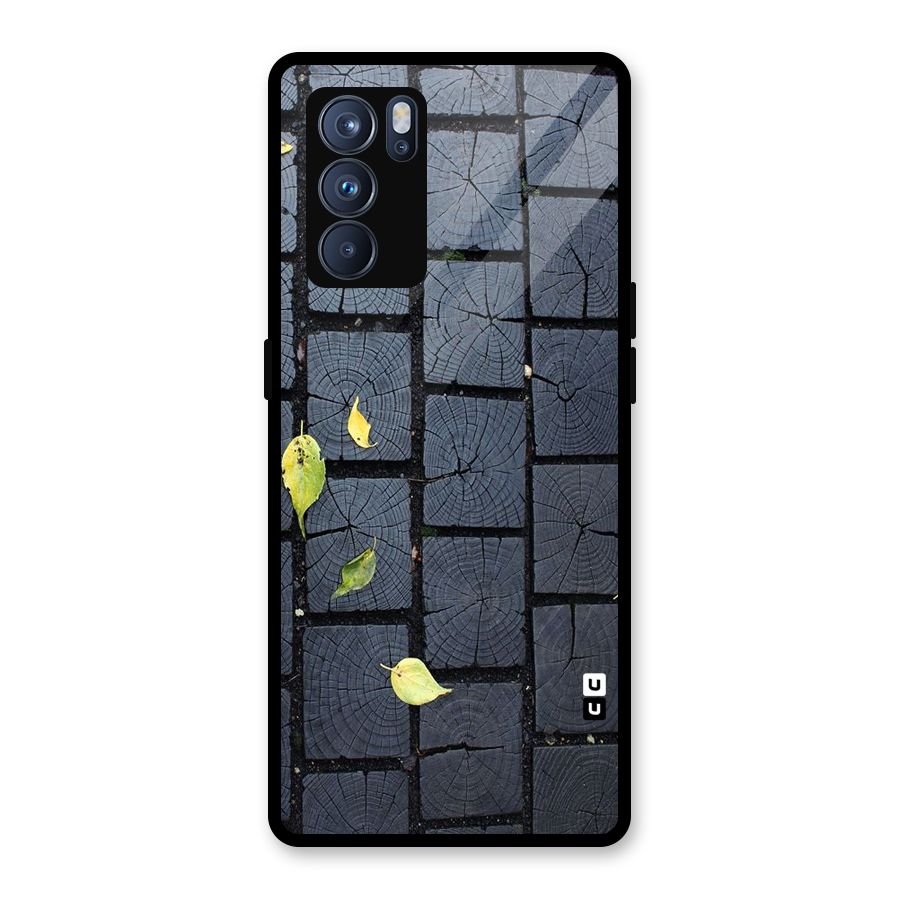 Leaf On Floor Glass Back Case for Oppo Reno6 Pro 5G