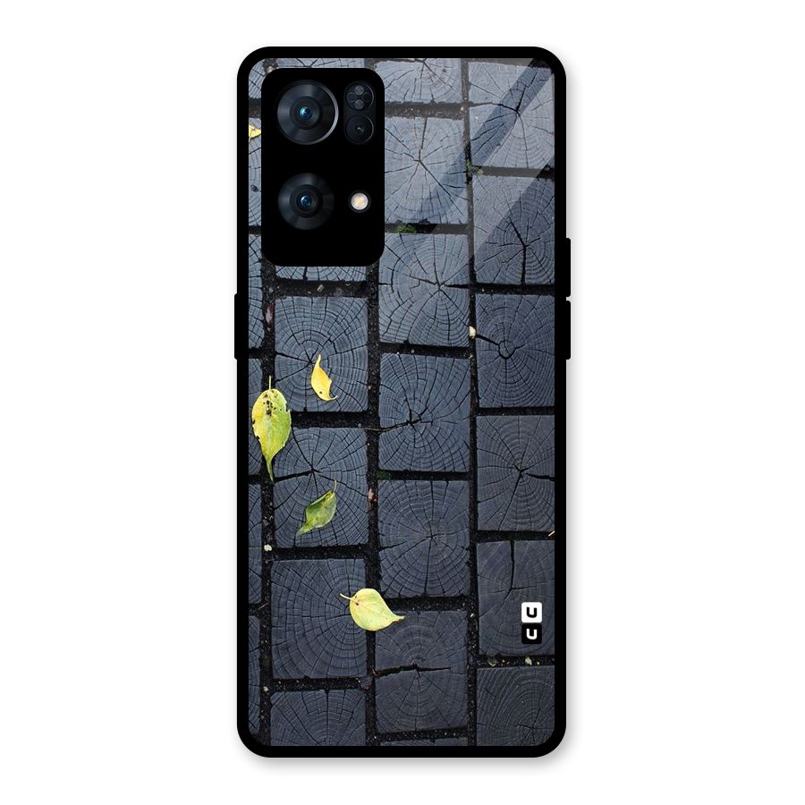 Leaf On Floor Glass Back Case for Oppo Reno7 Pro 5G