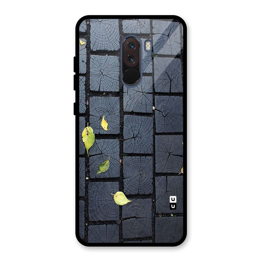 Leaf On Floor Glass Back Case for Poco F1