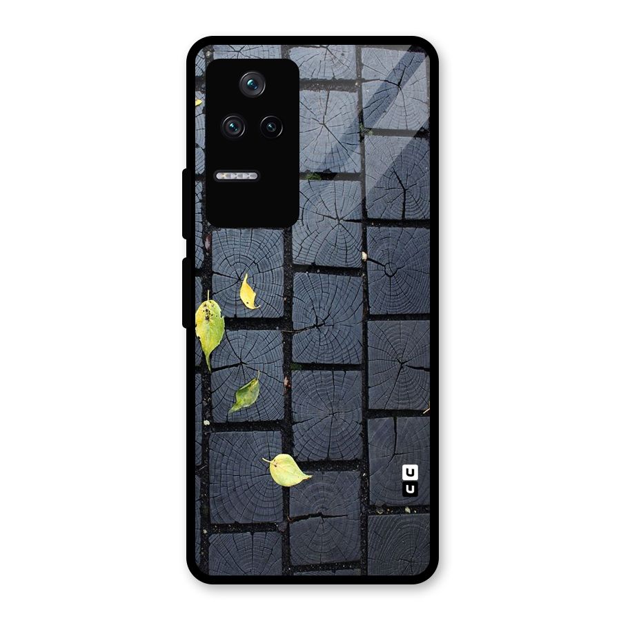 Leaf On Floor Glass Back Case for Poco F4 5G
