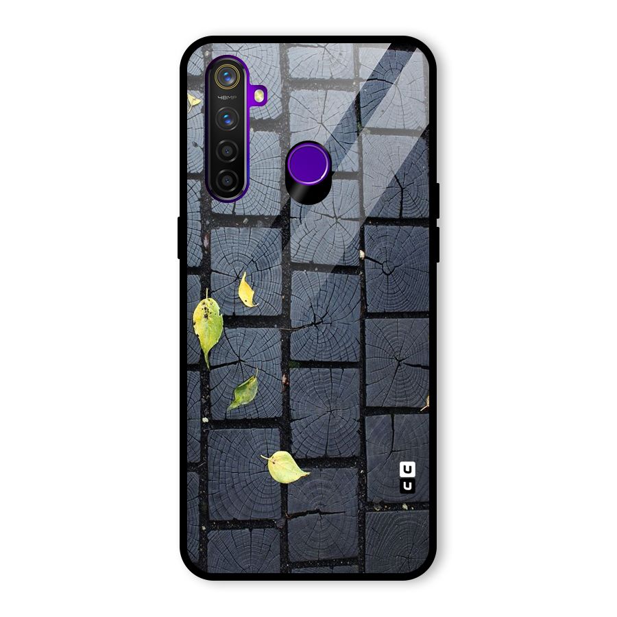 Leaf On Floor Glass Back Case for Realme 5 Pro