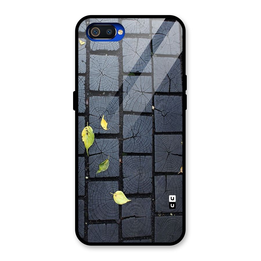 Leaf On Floor Glass Back Case for Realme C2