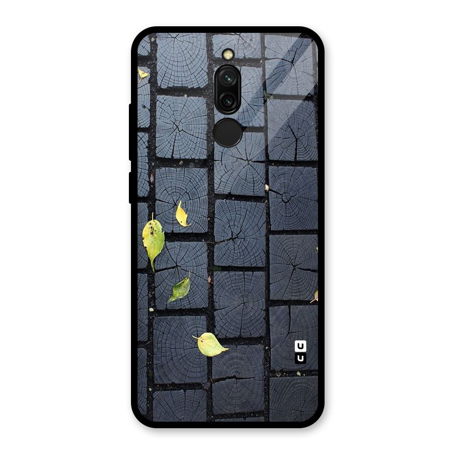 Leaf On Floor Glass Back Case for Redmi 8