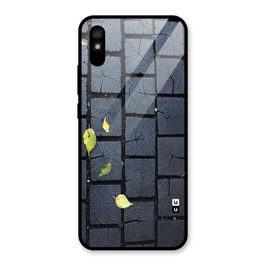 Leaf On Floor Glass Back Case for Redmi 9i