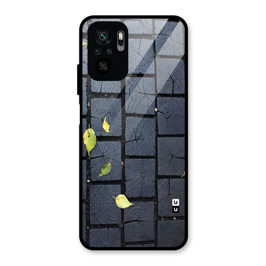 Leaf On Floor Glass Back Case for Redmi Note 10S