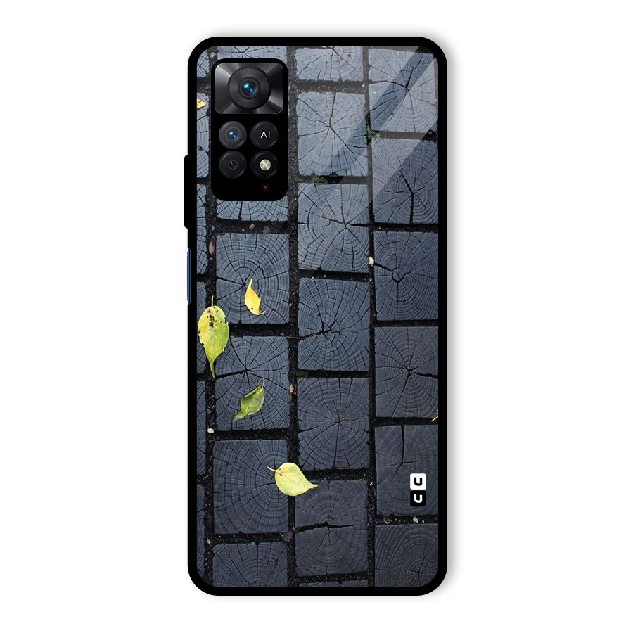 Leaf On Floor Glass Back Case for Redmi Note 11 Pro Plus 5G