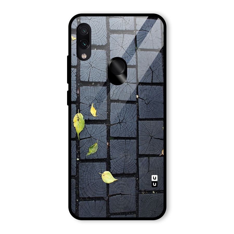 Leaf On Floor Glass Back Case for Redmi Note 7