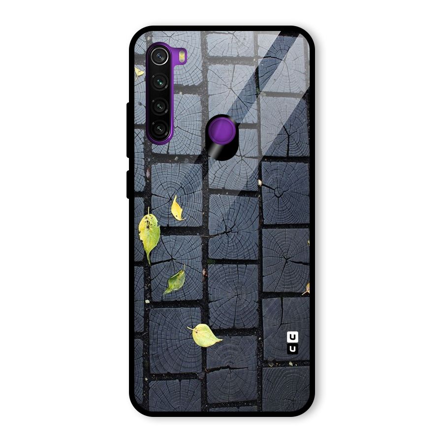 Leaf On Floor Glass Back Case for Redmi Note 8