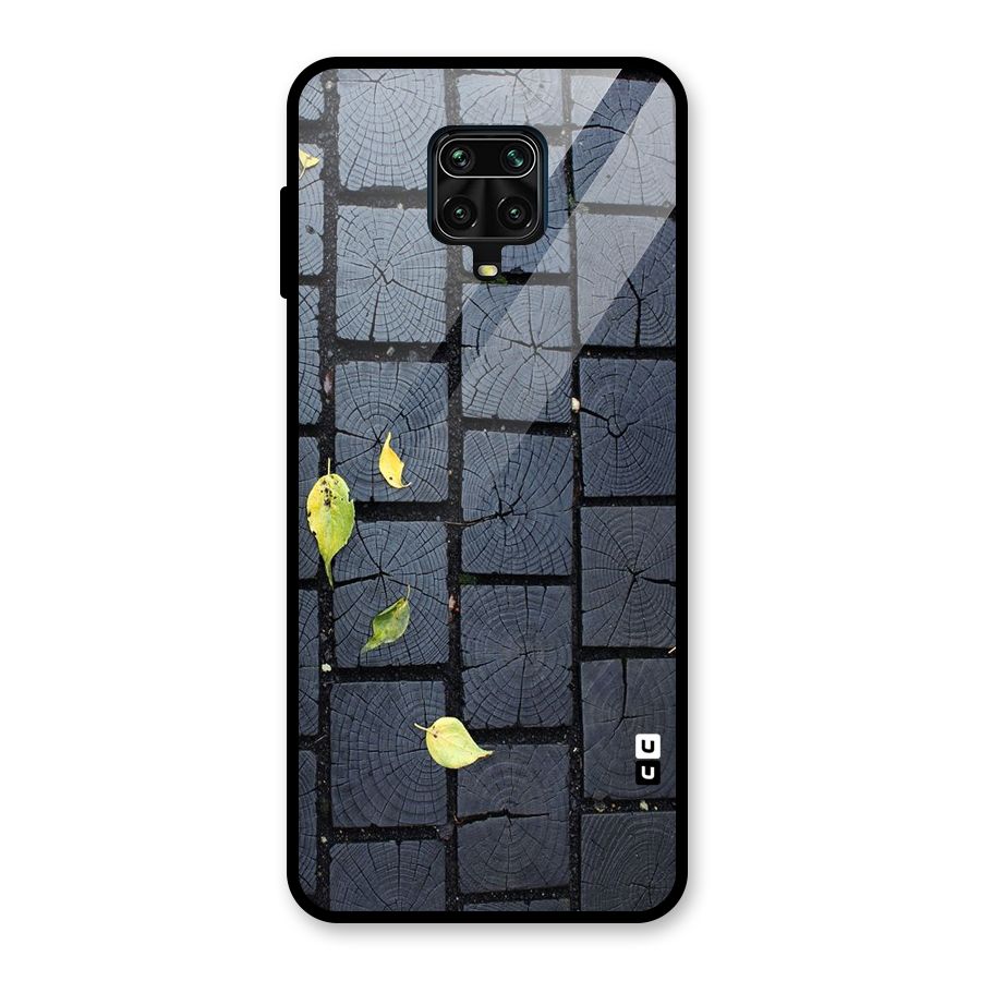 Leaf On Floor Glass Back Case for Redmi Note 9 Pro