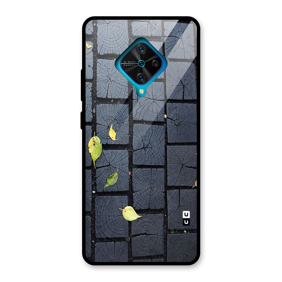 Leaf On Floor Glass Back Case for Vivo S1 Pro