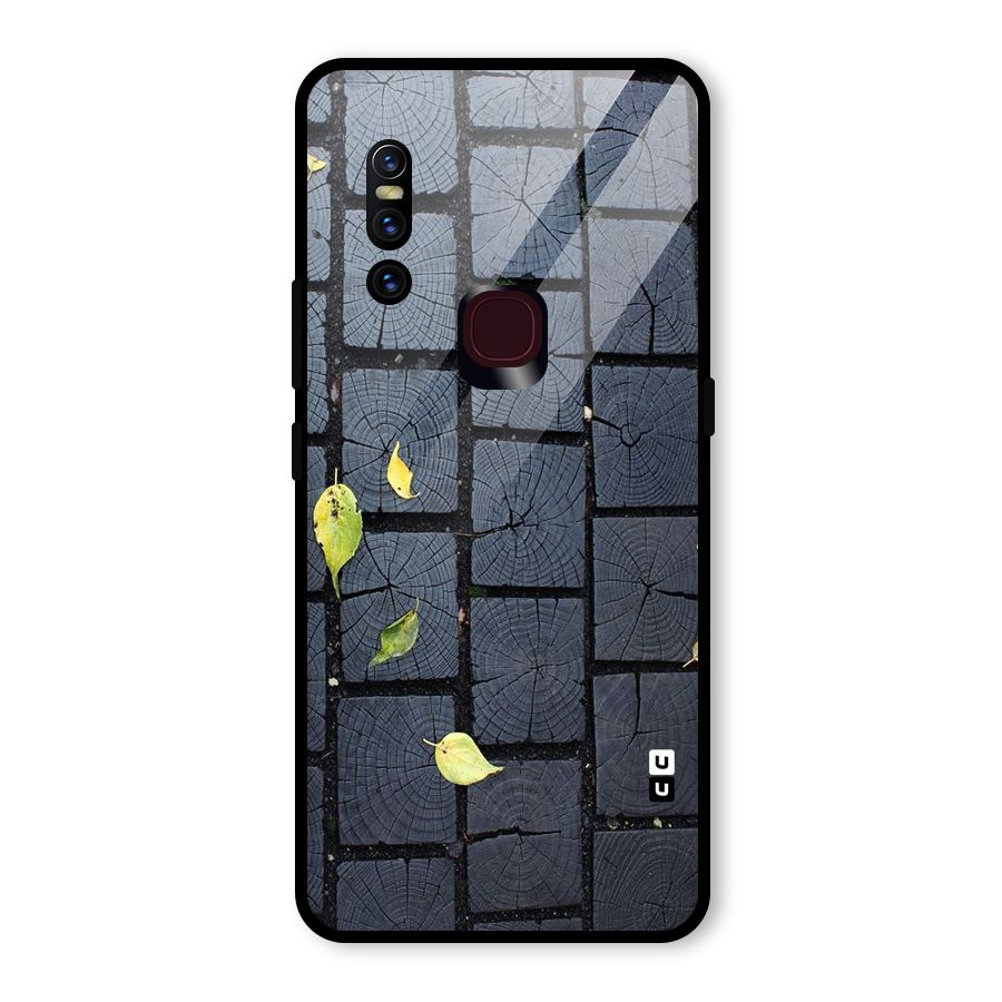Leaf On Floor Glass Back Case for Vivo V15
