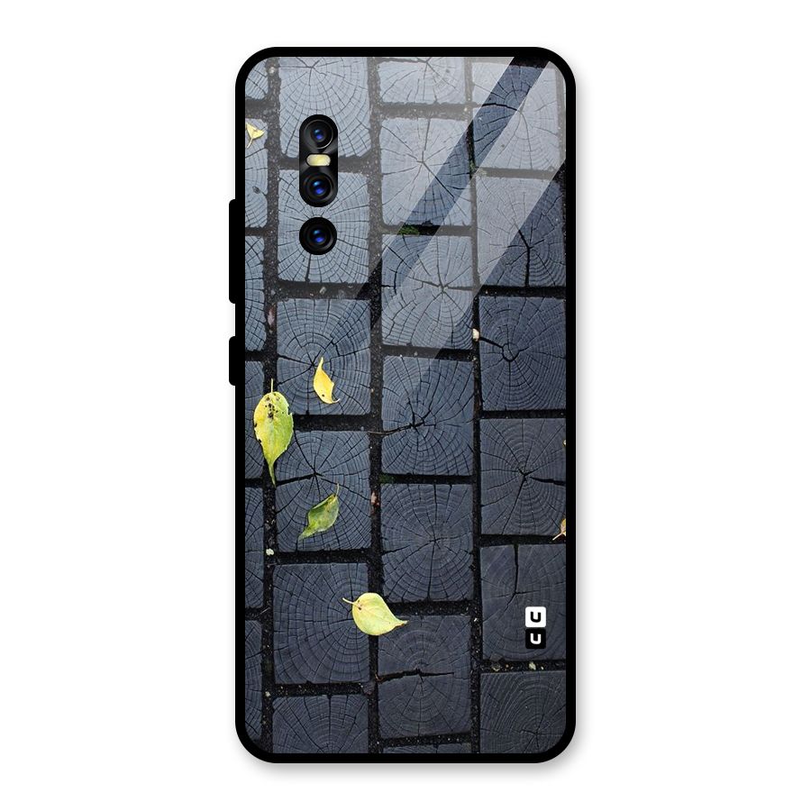 Leaf On Floor Glass Back Case for Vivo V15 Pro