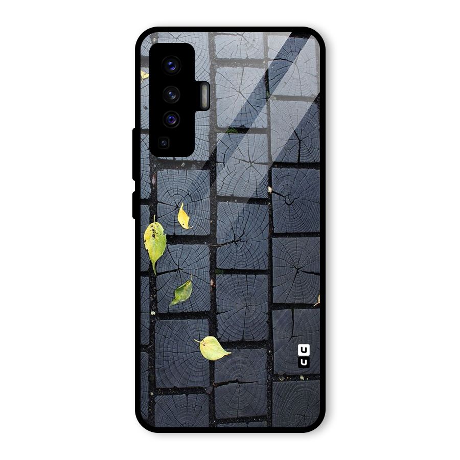 Leaf On Floor Glass Back Case for Vivo X50