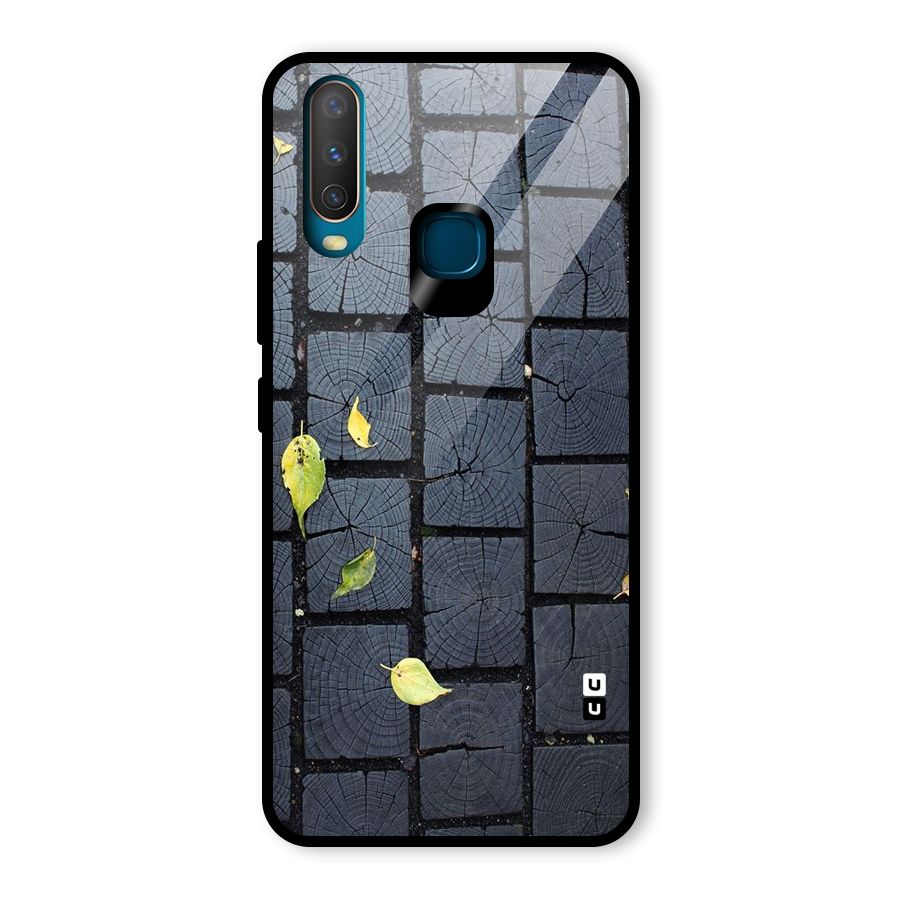 Leaf On Floor Glass Back Case for Vivo Y17