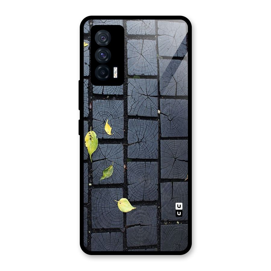 Leaf On Floor Glass Back Case for Vivo iQOO 7 5G