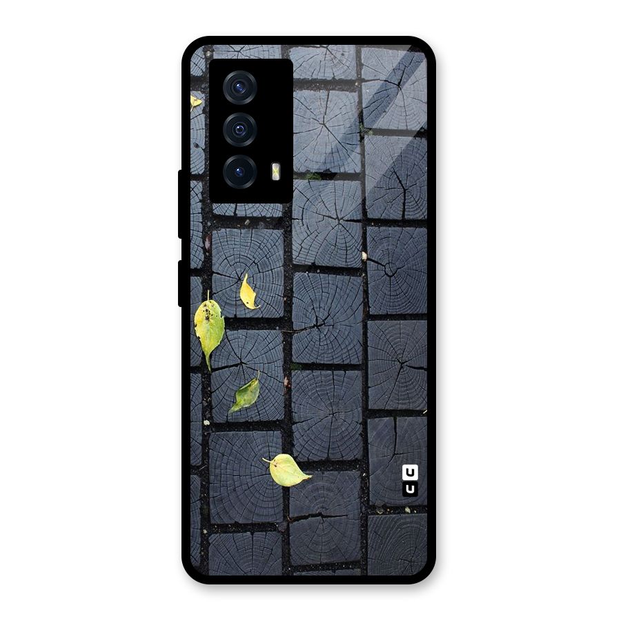 Leaf On Floor Glass Back Case for Vivo iQOO Z5