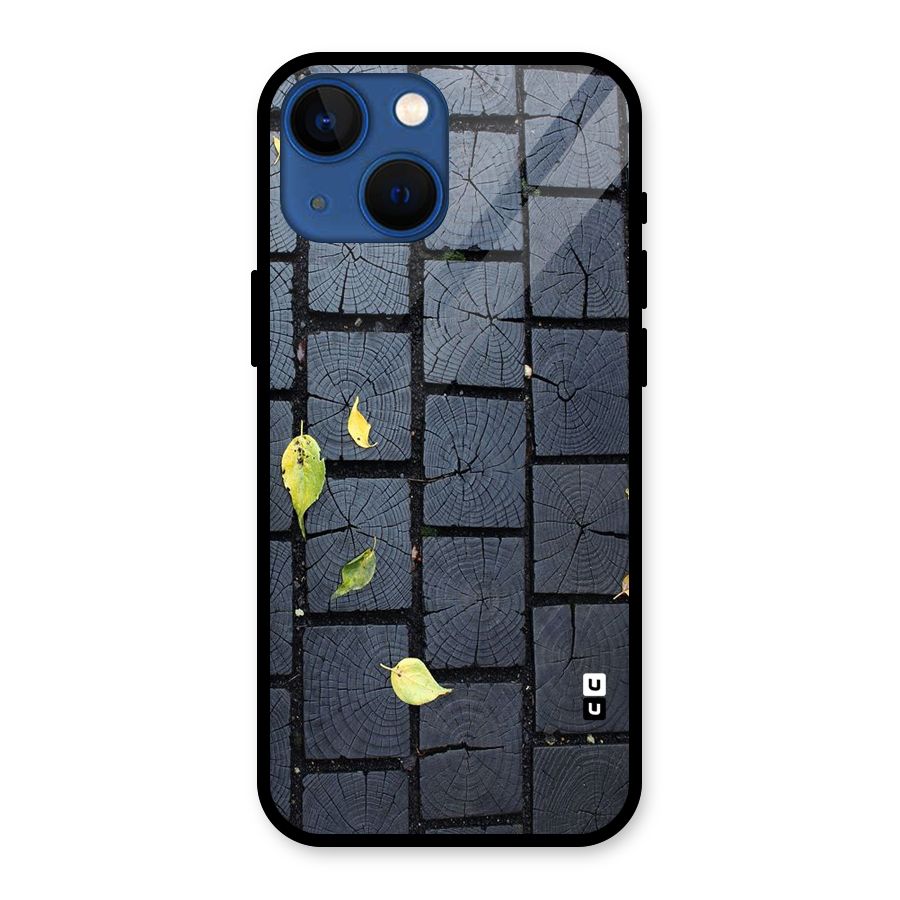 Leaf On Floor Glass Back Case for iPhone 13 Mini
