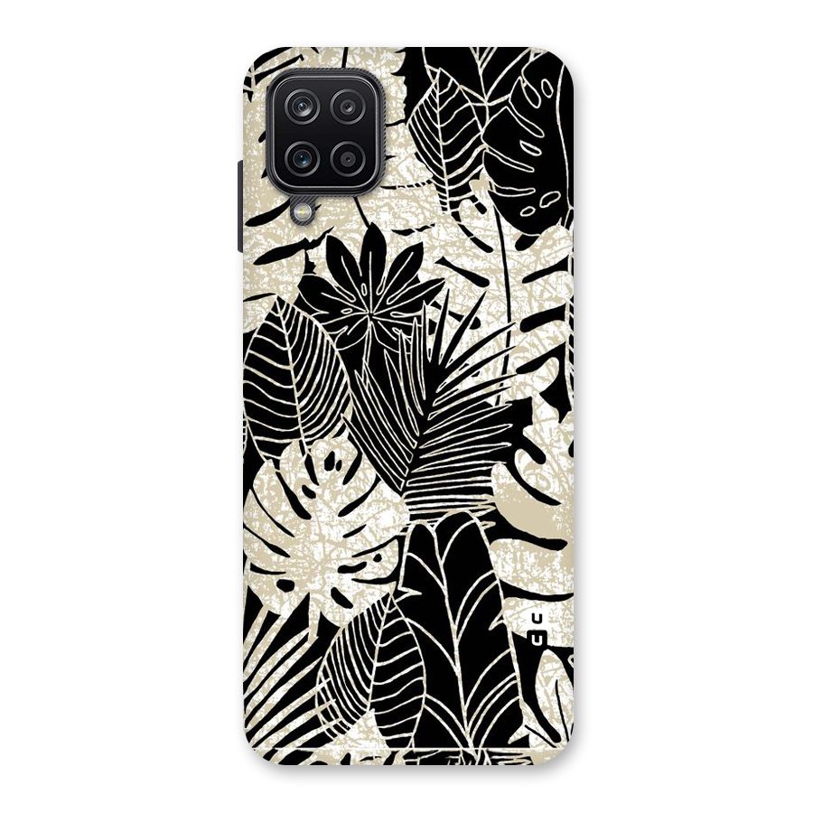 Leaf Pattern Back Case for Galaxy A12