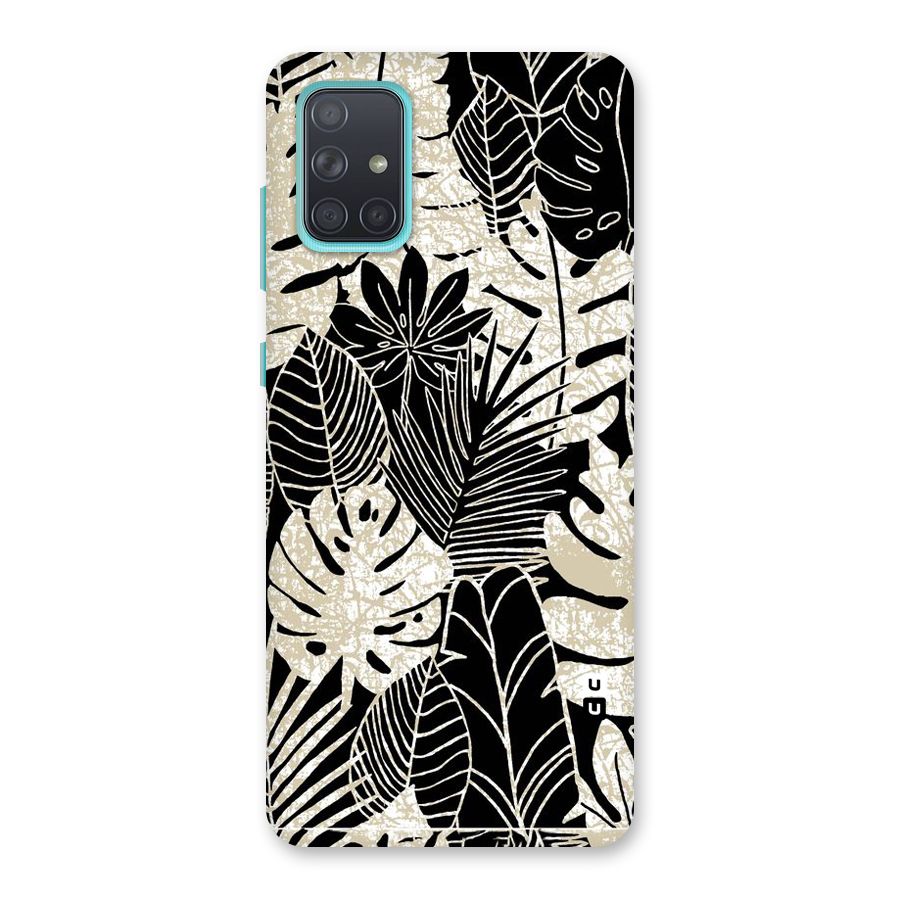 Leaf Pattern Back Case for Galaxy A71