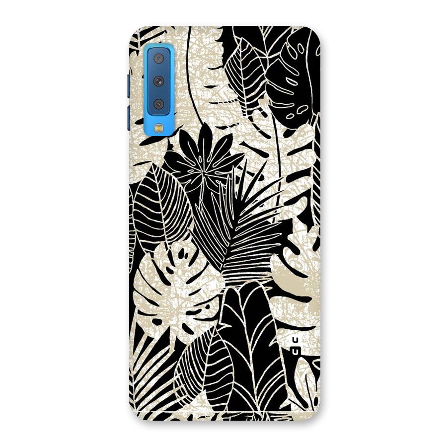 Leaf Pattern Back Case for Galaxy A7 (2018)