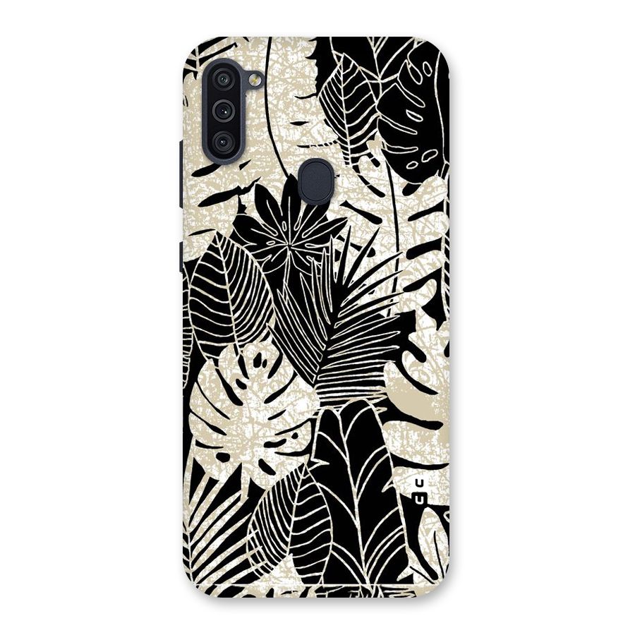 Leaf Pattern Back Case for Galaxy M11