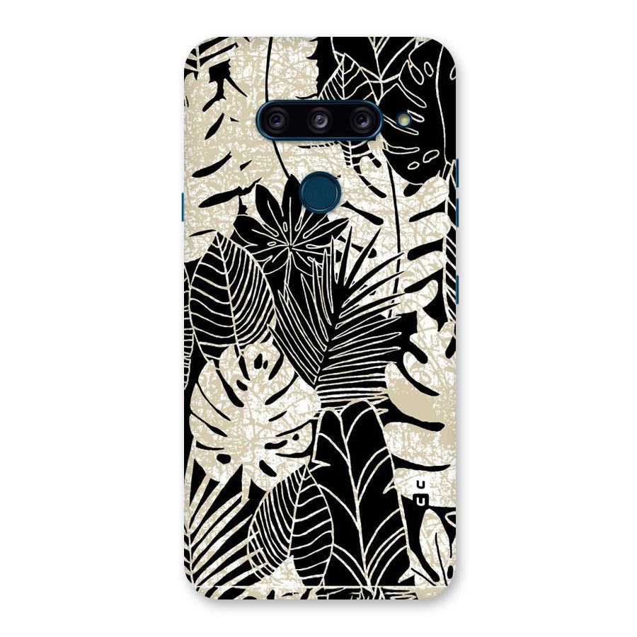 Leaf Pattern Back Case for LG  V40 ThinQ