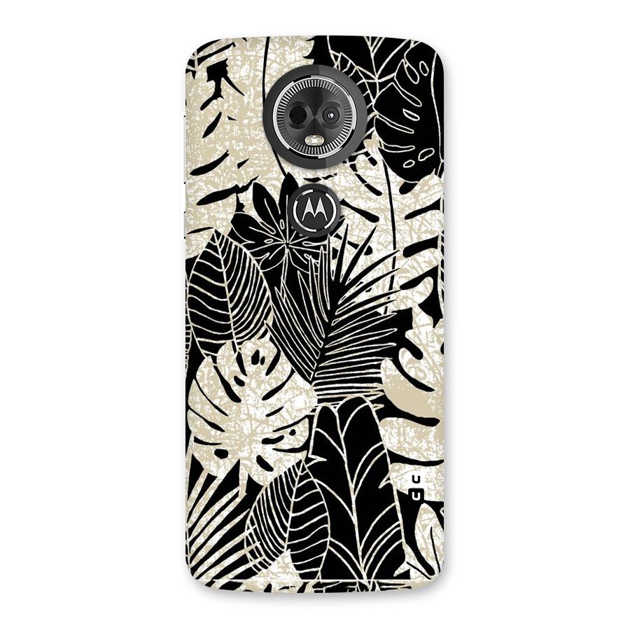 Leaf Pattern Back Case for Moto E5 Plus