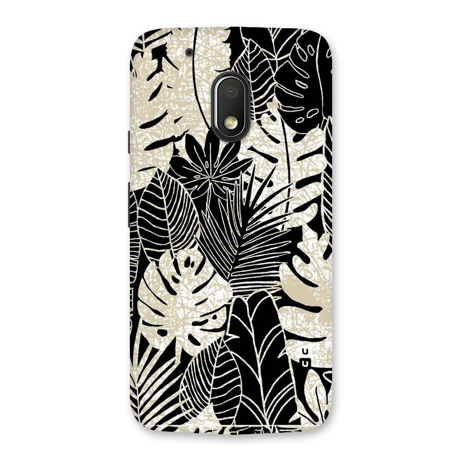 Leaf Pattern Back Case for Moto G4 Play