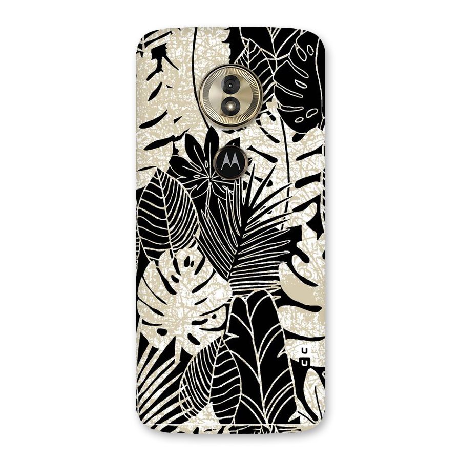 Leaf Pattern Back Case for Moto G6 Play