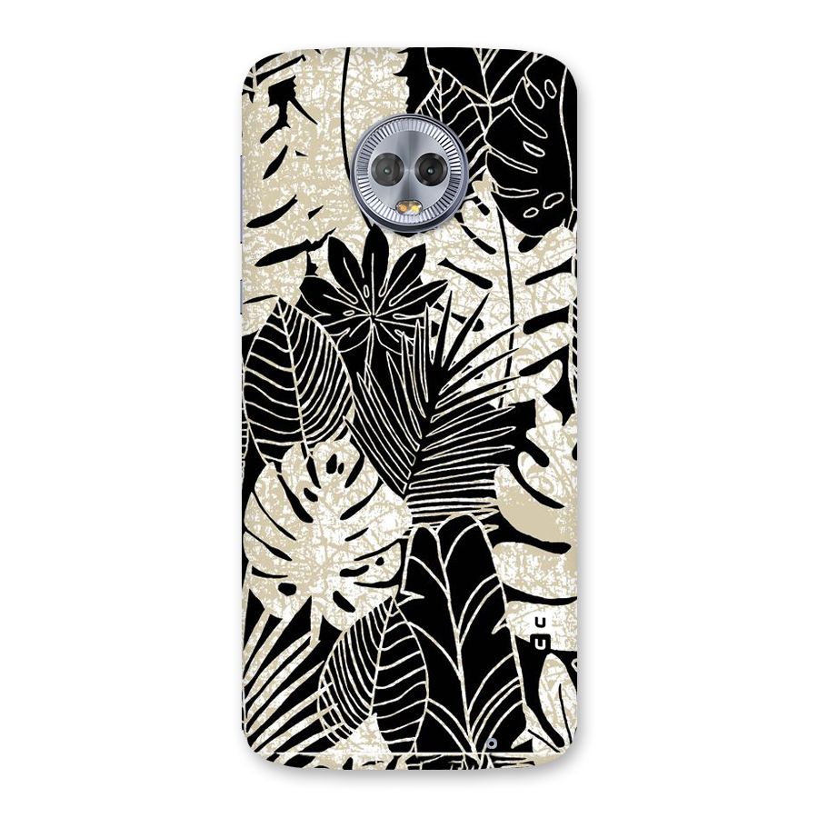 Leaf Pattern Back Case for Moto G6 Plus