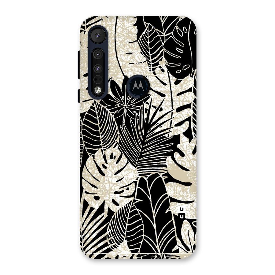 Leaf Pattern Back Case for Motorola One Macro