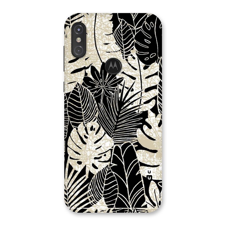 Leaf Pattern Back Case for Motorola One Power