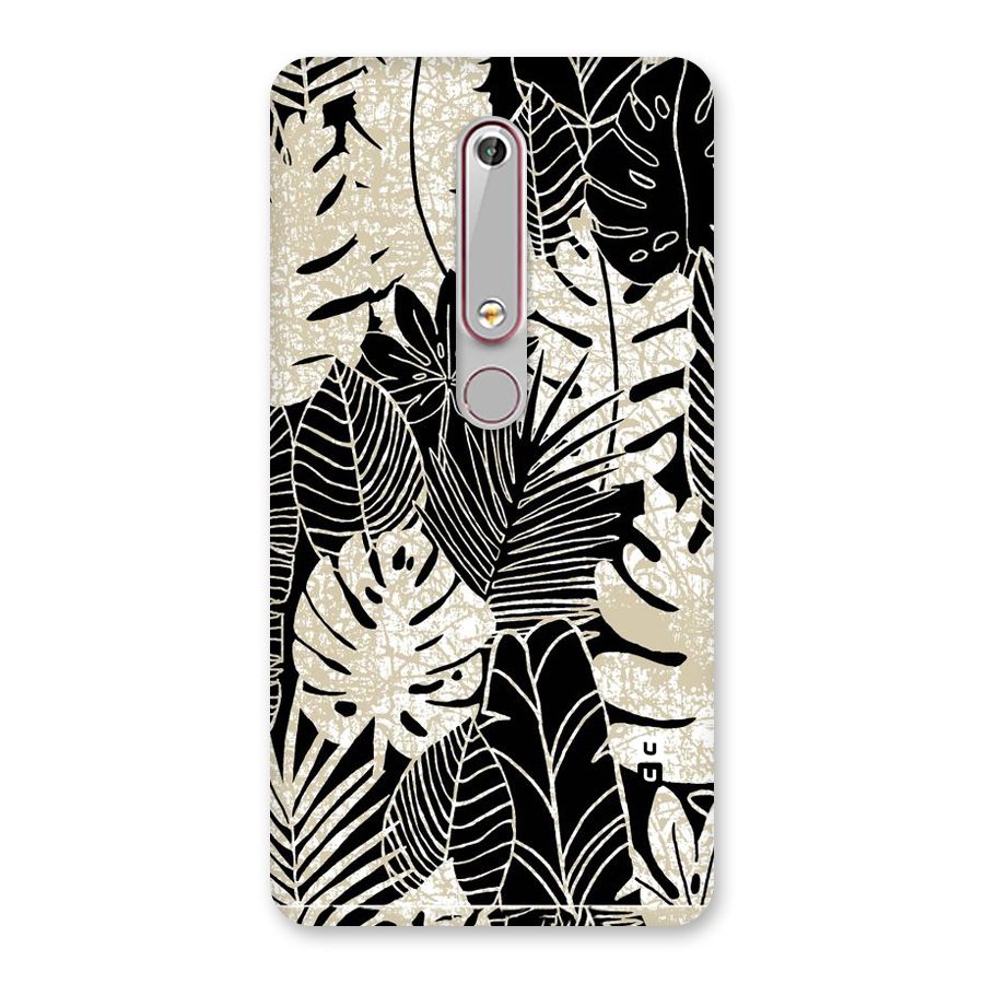 Leaf Pattern Back Case for Nokia 6.1